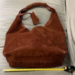 Brown Suede Women's Bag